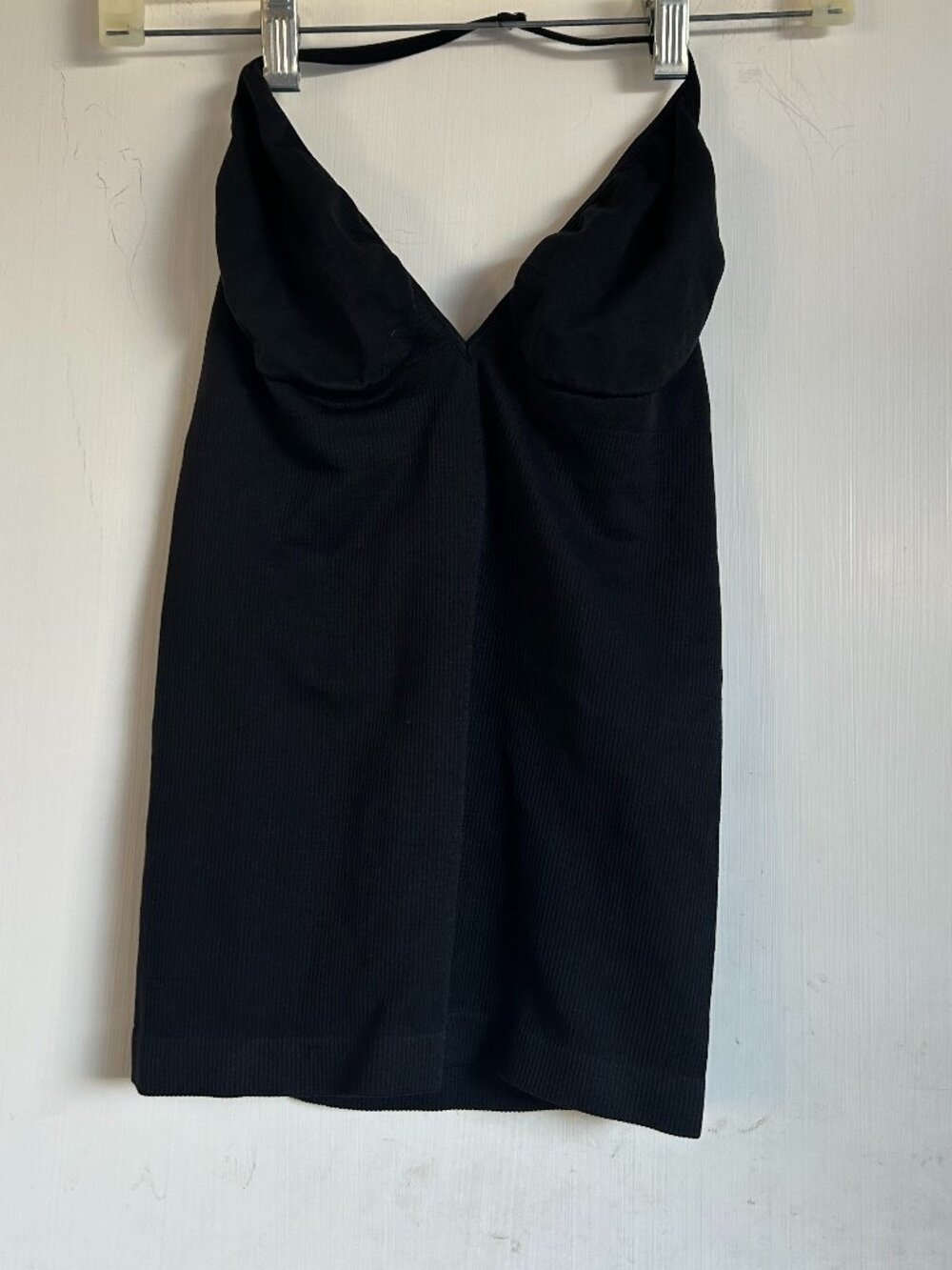 Nearly Nude - Black Halter Neck Shapewear Tank